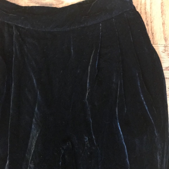 Christian Dior Velvet High Rise Wide Leg Trousers - Picture 7 of 8